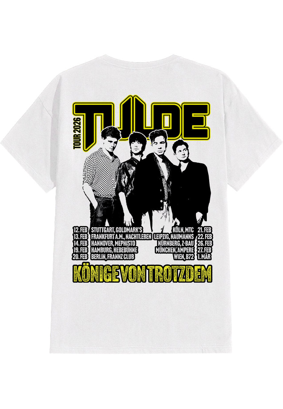 Tulpe - Tour 2026 white - T-Shirt | Neutral-Image